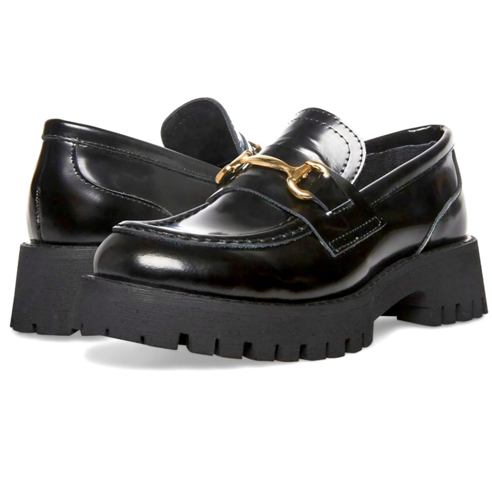 STEVE MADDEN Lando Lug Sole Loafers   NWOT